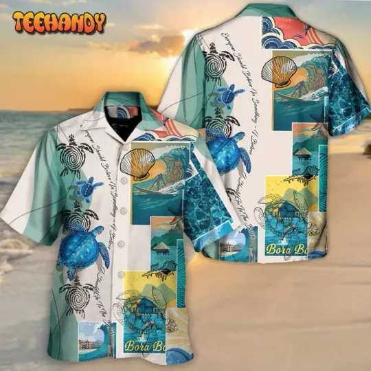 Discover Beach Everyone Should Believe In I Should Go To The Beach Hawaiian Shirt