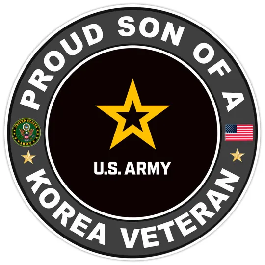 Proud Son of a Korea Veteran Bumper Sticker