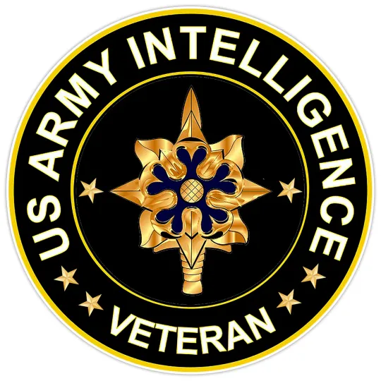 Discover US Army Intelligence Veteran Bumper Sticker