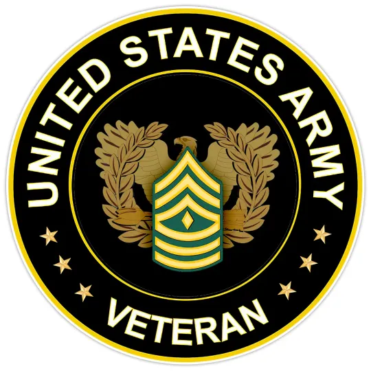 Discover United States Army Veteran Bumper Sticker