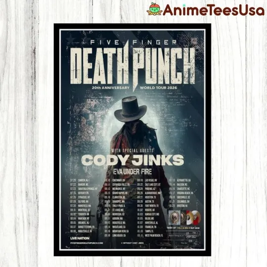 Discover 5FDP 20th Anniversary World Tour 2026 Poster Home Decor, Wall Art, Fan Gift
