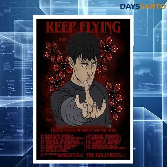 Discover Keep Flying March 2026 Tour Poster Home Decor, Wall Art, Fan Gift