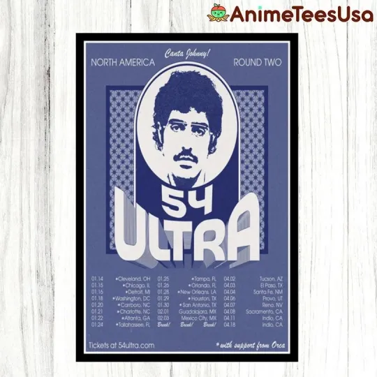 Discover 54 Ultra North America Tour 2026 Poster Home Decor, Wall Art, Fan Gift