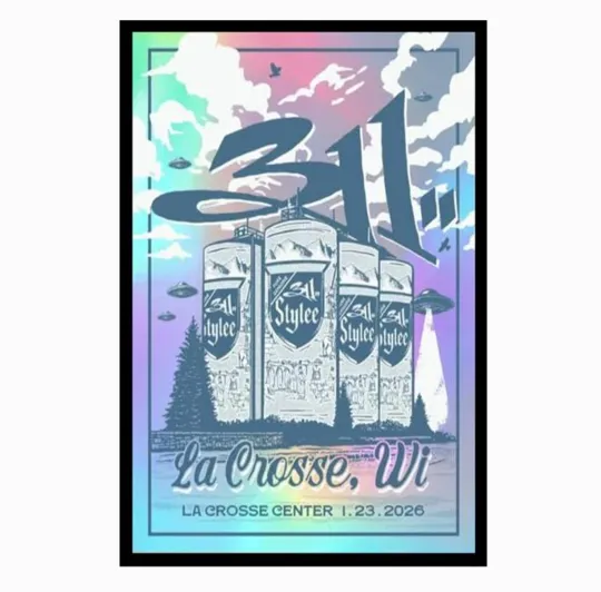 Discover 311 La Crosse Center, La Crosse, WI January 23 2026 Tour Poster