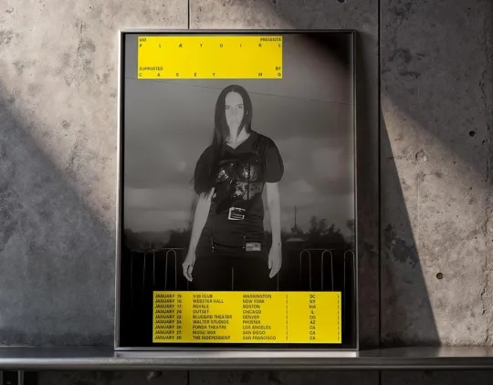 Discover Momomoyouth 2026 Tour Poster | Pop R&B Concert Print | Minimalist Music Wall Art