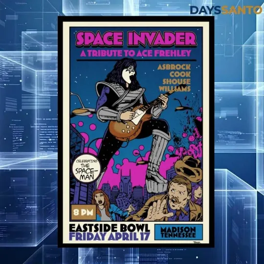 Discover Jeremy Asbrock Ryan Spencer Cook April 17 2026 Nashville TN Tour Poster