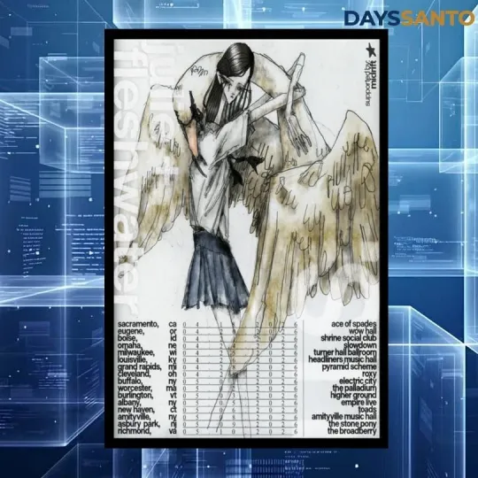 Discover Julie Fall Tour 2026 Poster Home Decor, Wall Art, No Frame, Fan Gift