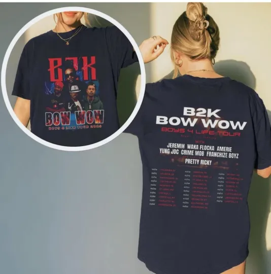 Discover B2K Tour 2026 Shirt, R&B Music Concert T-shirt