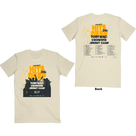 TOBYMAC Hits Deep Tour 2026 Double Side Sand T Shirt