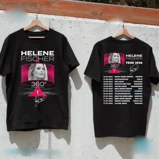 Discover Helene Fischer 360° Stadion Tour 2026 T-shirt