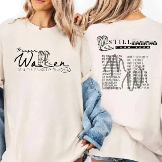 Discover 2026 Still the Problem Wallen Western Tour T-shirt