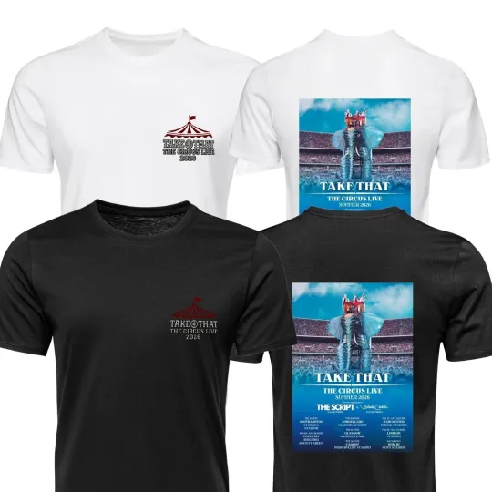 Discover Take That The Circus Live Tour Unisex T-Shirt for Adults and Kids