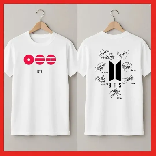 Discover BTS 2026 Comeback Kpop Unisex Double Sided T-Shirt