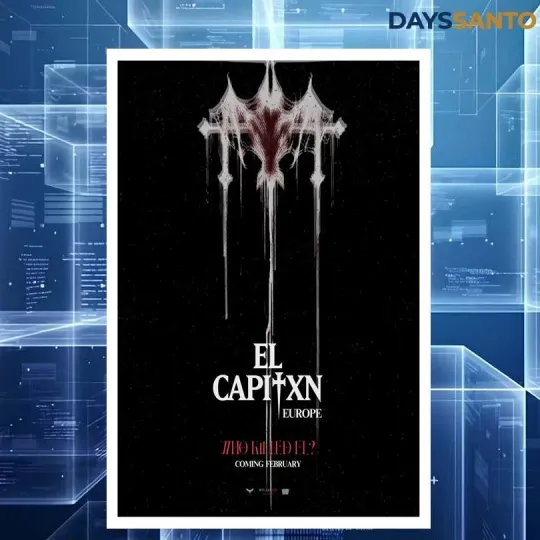 Discover El Xcapitxn Tour Europe 2026 Poster Home Decor, Wall Art, Fan Gift