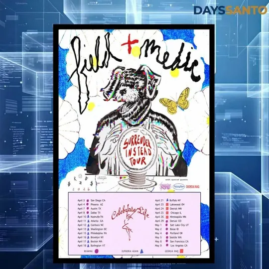 Discover Field Medic Surrender Instead Tour Show 2026 Poster Home Decor, Wall Art