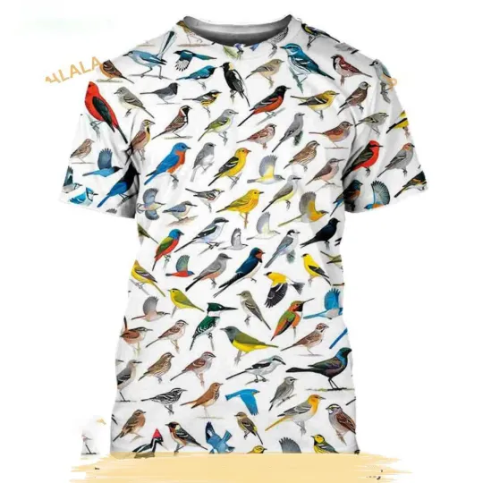 Discover Birds 3D T-Shirt