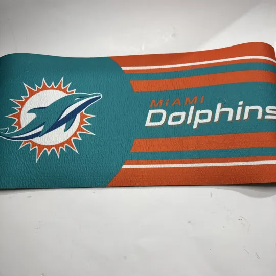 Discover Evergreen Miami Dolphins Sassafras Switch Mat 22x10 football Doormat Indoor Outdoor