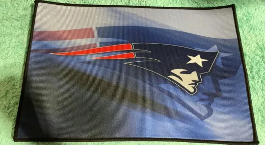 New England Patriots Carpet 16x24in Doormat Floor Mat Home Décor US