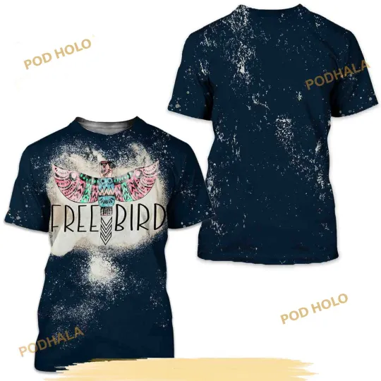Discover Freebird Bleached 3D T-Shirt