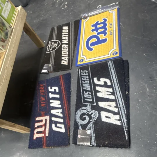 football Doormat Los Angeles Rams New York Giants Raiders
