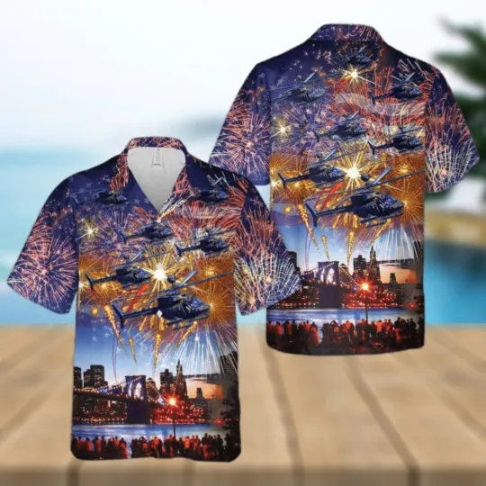 Discover OH 58D of 2nd Squadron 6th Cavalry Regiment Gift For 4th Of July Aloha Hawaiian