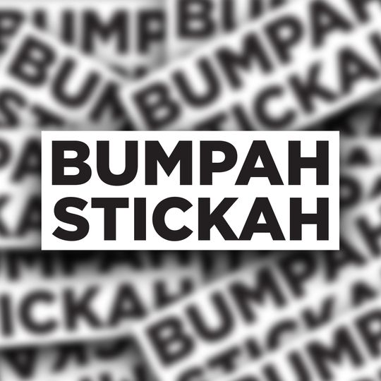 Discover Bumpah Stickah Sticker | Bumper Sticker | Water Resistant Sticker | Fade Resistant Sticker