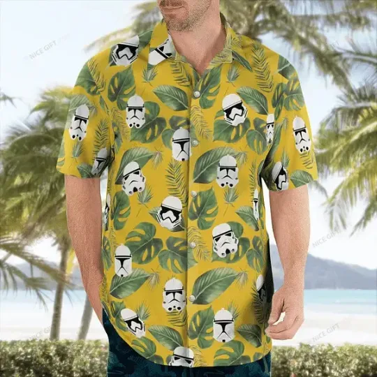 Discover Unique Star Wars Design Embellished Hawaiian Shirt