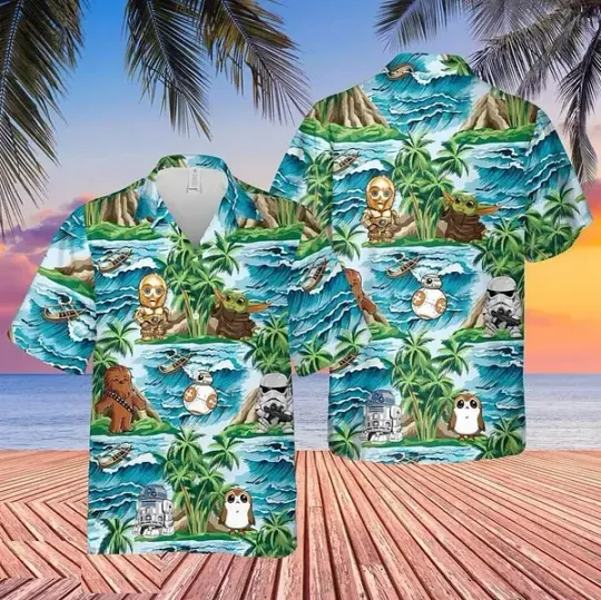 Discover Star Wars Father'S Day Gifts Trendy Hawaiian Shirt