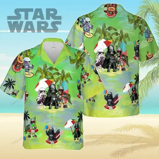 Discover Star Wars Essence In 3D Graphics Hawaiian Shirt