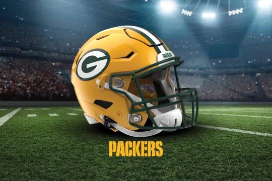 NORTHWEST The Company football Green Bay Packers Washable Rug, 20" x 32", Landscap...