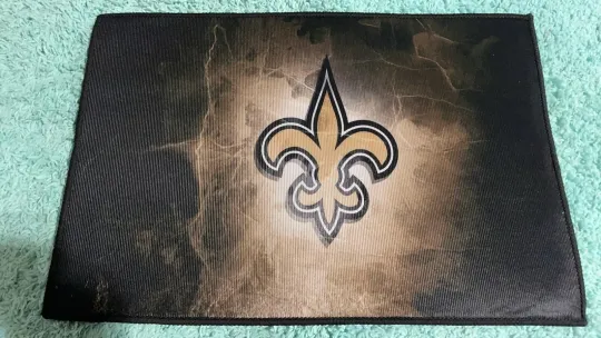 New Orleans Saints Carpet 16x24in Doormat Floor Mat Home Décor US