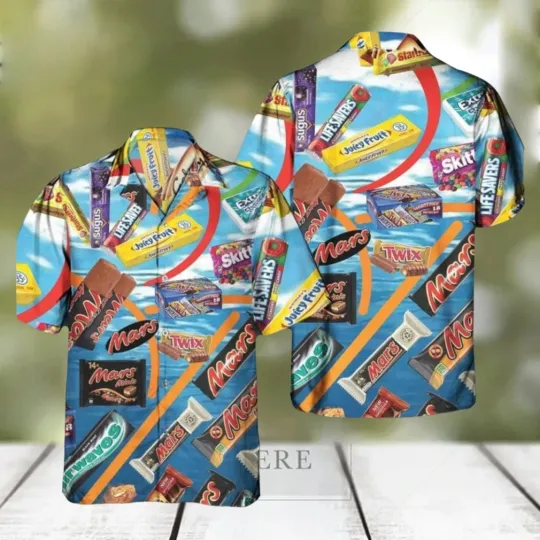 Discover Candy Hawaiian Shirt for Men and Women