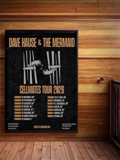 Discover Dave Hause & The Mermaid Celimates Tour 2026 Poster