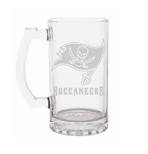 football Tampa Bay Buccaneers Engraved Beer Mug, Buccaneers gift