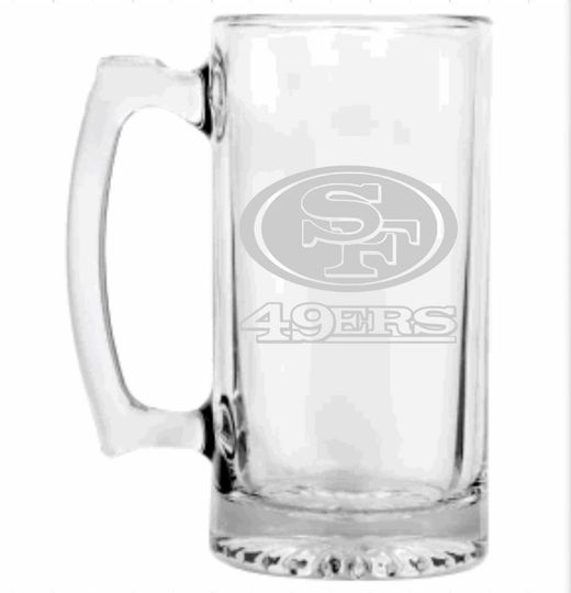 San Francisco 49ers Engraved Beer Mug, 49ers gift, Beer Mug