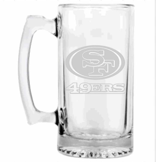 San Francisco 49ers Engraved Beer Mug