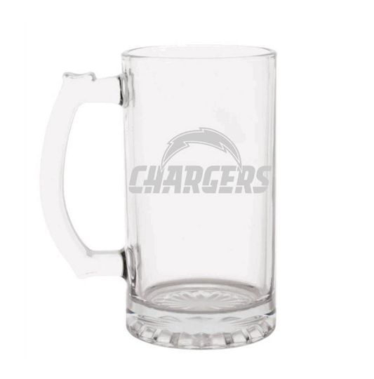 Los Angeles Chargers Engraved Beer Mug,  Beer Mug