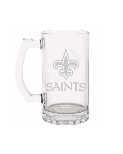 New Orleans Saints Engraved Beer Mug, Saints gift, Beer Mug