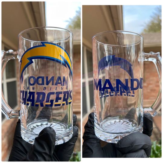 16oz San Diego Chargers Beer Mug