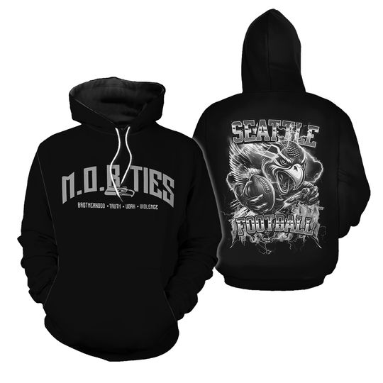 Seattle Seahawk 2026 M.O.B Ties 3D Hoodie Unisex Fan Gift S-5XL