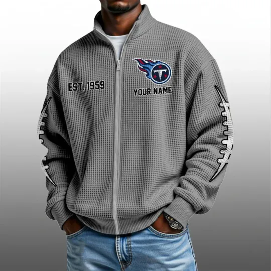 Titans EST 1959 Quarter Zip Waffle Sweatshirt