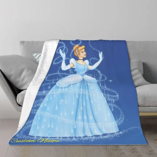 Discover Personalized Princess Fleece Blanket for Kids