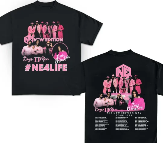 The New Edition Way Tour 2026 Unisex T Shirt