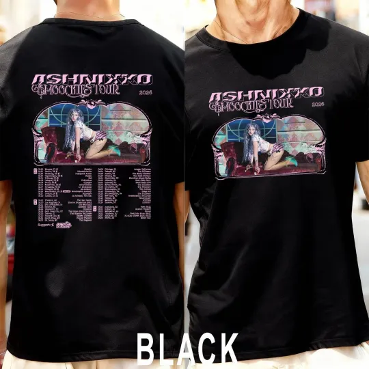 Ashnikko Smoochies Tour 2026 Inspired Unisex T-Shirt