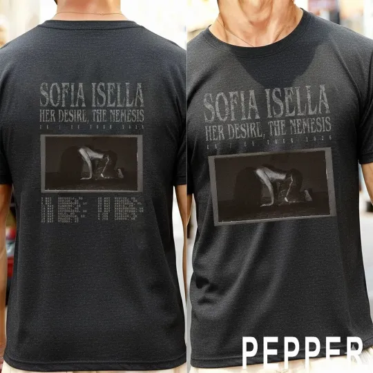 Discover Sofia Isella Her Desire The Nemesis Tour 2026 Inspired T-Shirt