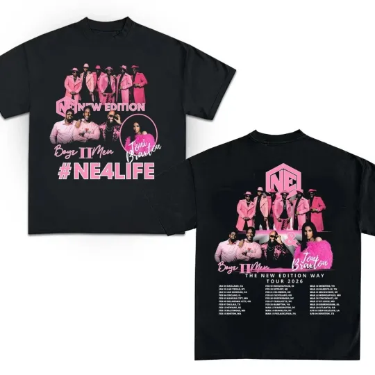 The New Edition Way Tour 2026 Unisex T Shirt