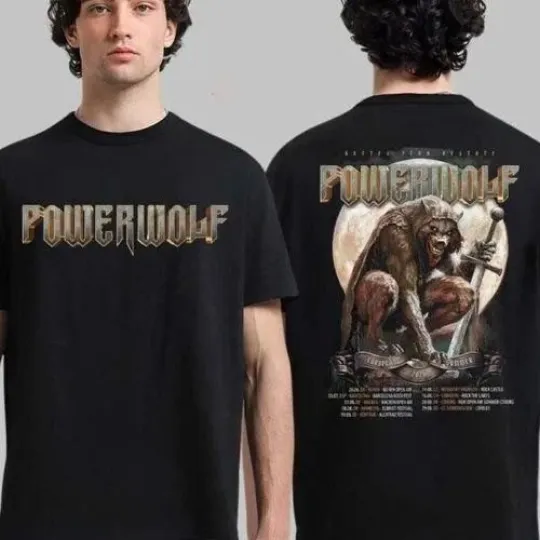 Discover Powerwolf Summer 2026 Tour T-Shirt