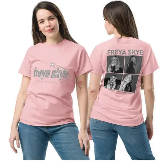 Discover Two Sided Freya Skye Vintage T-Shirt , Stars Align Tour 2026 Concert Shirt