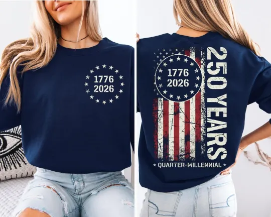 America 250th Anniversary T-Shirt 1776–2026 Memorial Day Tee