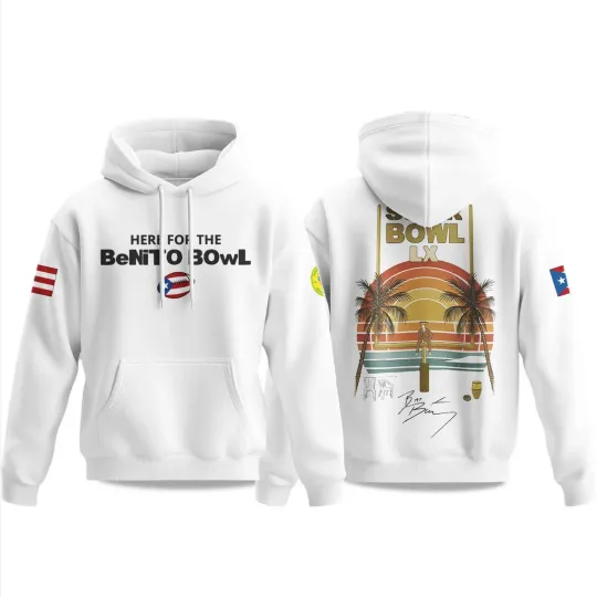 Discover Bowl LX Here For The Benito BowL Hoodie 2025 2026